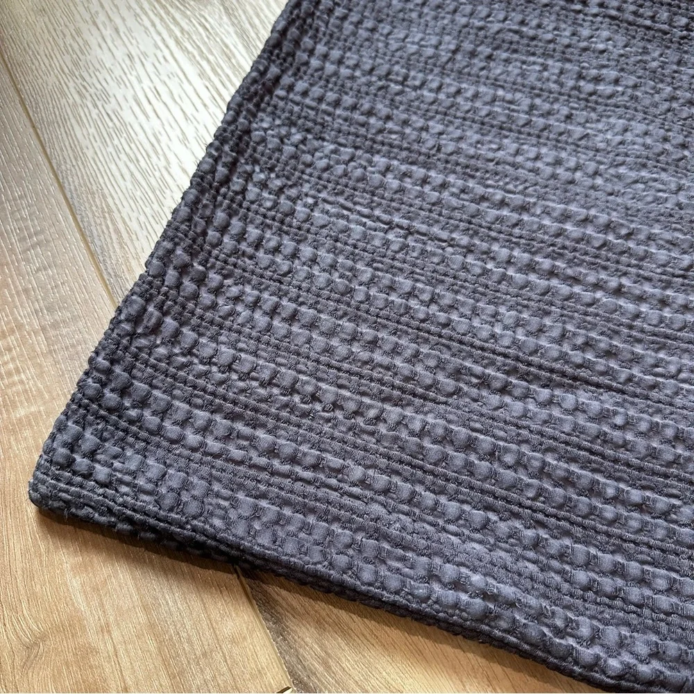 Pottery Barn Honeycomb Grey Purple Pillow Cover 18 x 18